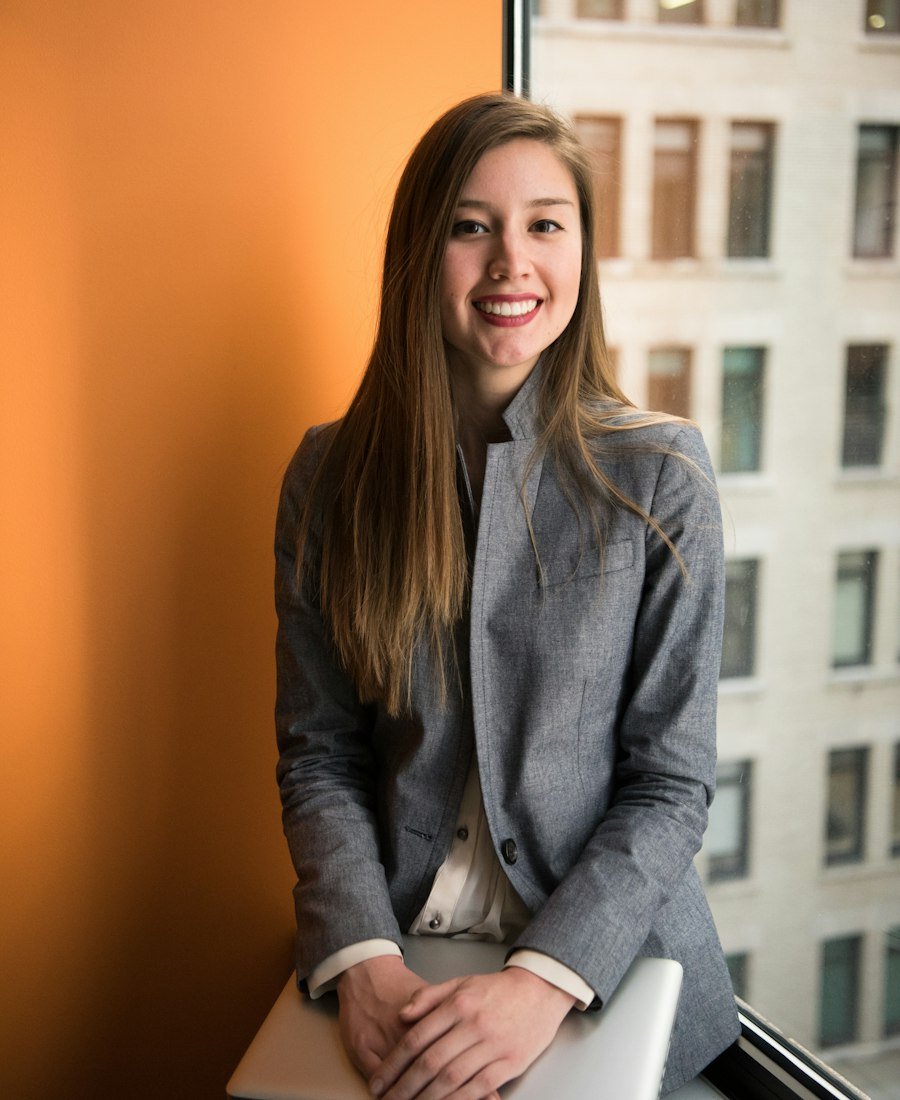 Smiling young professional ready to work abroad